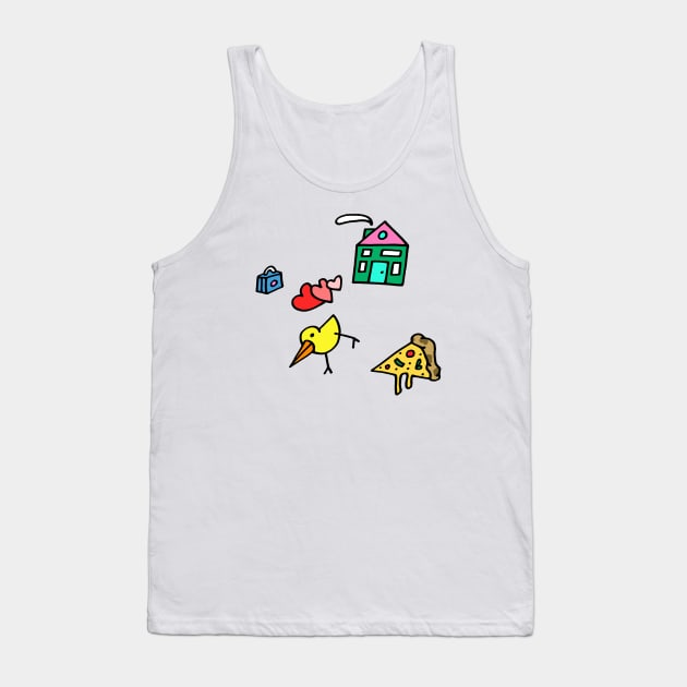 Doodles Tank Top by AdrianaStore